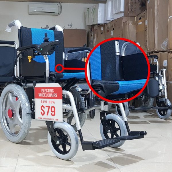 Folding Electric Wheelchair for Adults, Mobility Aid for the Elderly, 330lbs (15Miles)